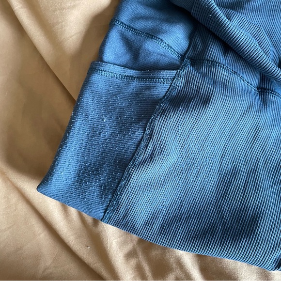 NWOT RBX NAVY BLUE ANKLE LENGTH YOGA PANTS - Picture 3 of 9